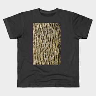 Tree Bark, Wood Grain for a Rustic Look Kids T-Shirt